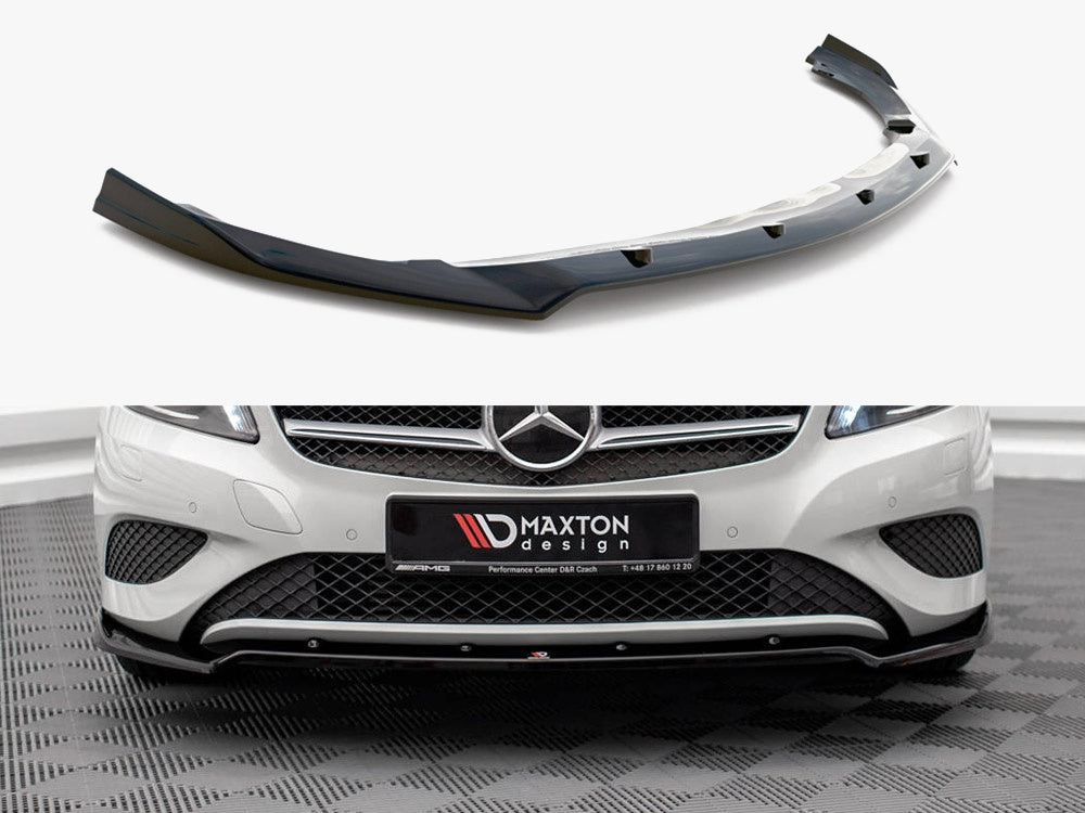 Maxton Design Front Splitter V.2 Mercedes A W176 (2012-2015)