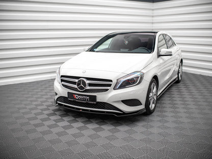 Maxton Design Front Splitter V.2 Mercedes A W176 (2012-2015)