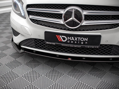 Maxton Design Front Splitter V.2 Mercedes A W176 (2012-2015)
