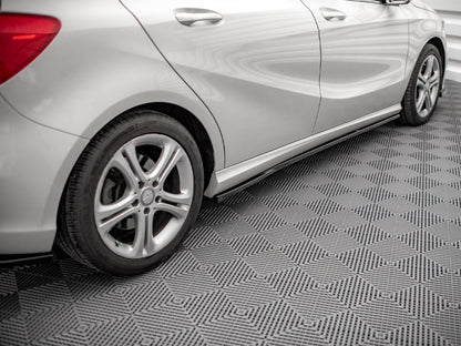 Maxton Design Side Skirts Diffusers V.2 Mercedes A W176 (2012-2015)