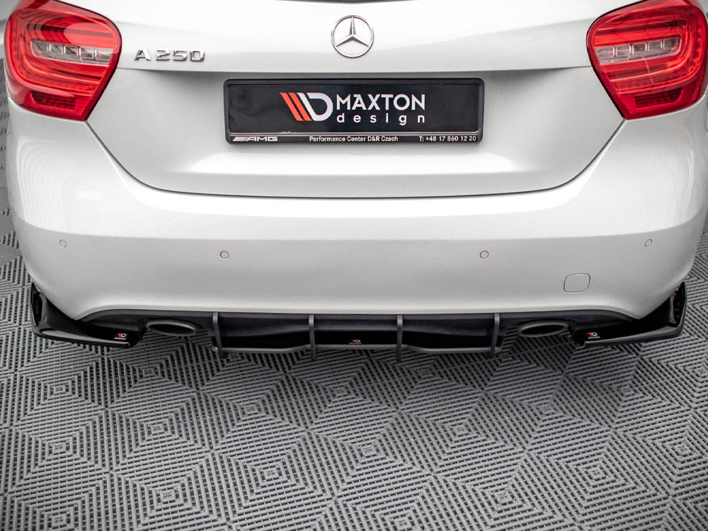 Maxton Design Street PRO Rear Diffuser Mercedes A W176 (2012-2015)
