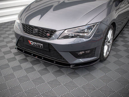 Maxton Design Front Splitter V.1 Seat Leon FR / Cupra MK3 (2012-2016)