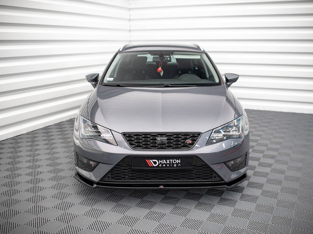 Maxton Design Front Splitter V.2 Seat Leon FR / Cupra MK3 (2012-2016)