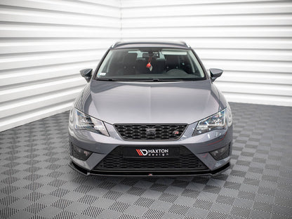 Maxton Design Front Splitter V.2 Seat Leon FR / Cupra MK3 (2012-2016)