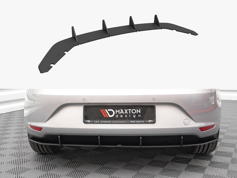 Maxton Design Street PRO Rear Diffuser Seat Leon Hatchback Mk3 (2012-2016)