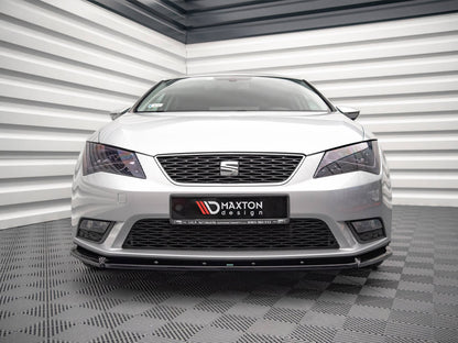 Maxton Design Front Splitter V.1 Seat Leon MK3 (2012-2016)