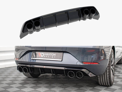 Maxton Design Rear Valance + Exhaust Ends Imitation Seat Leon FR Hatchback Mk4