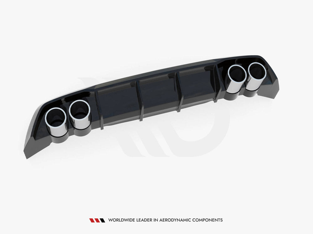 Maxton Design Rear Valance + Exhaust Ends Imitation Seat Leon FR Hatchback Mk4
