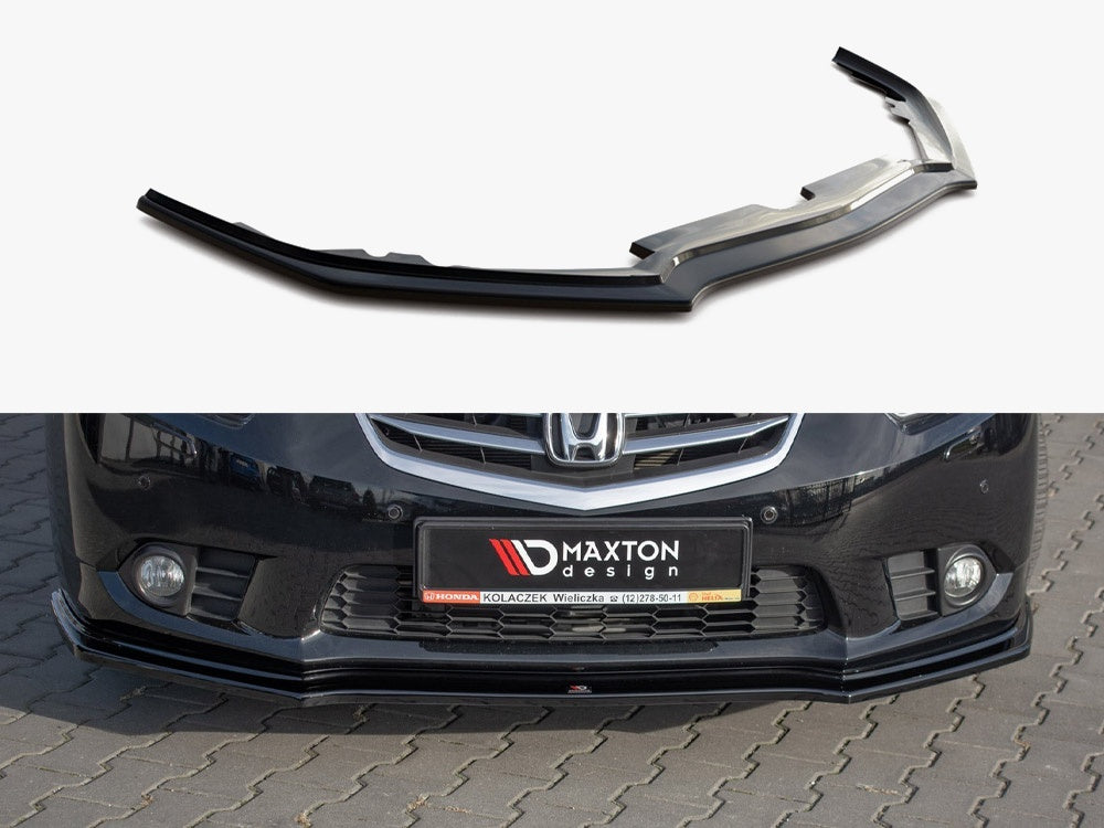 Maxton Design Front Splitter Honda Accord MK8 Facelift CU Series (2011-2015)