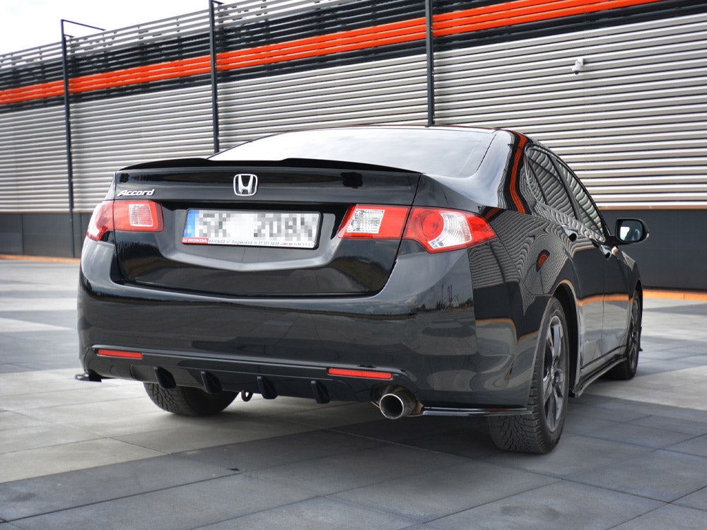 Maxton Design Rear Side Splitters Honda Accord MK8 (Cu-series) Pre-facelift Sedan (2008-2011) - Textured