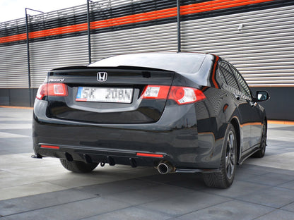 Maxton Design Rear Side Splitters Honda Accord MK8 (Cu-series) Pre-facelift Sedan (2008-2011) - Carbon Look