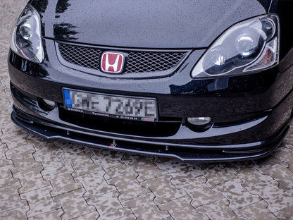 Maxton Design Front Splitter V.1 Honda Civic EP3 (Mk7) Type-r/s Facelift (2004-2006)