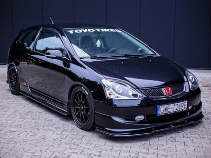 Maxton Design Side Skirts Splitters Honda Civic EP3 (Mk7) Type-R/S Facelift (2004-2006)