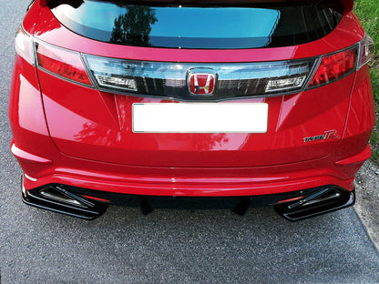 Maxton Design Rear Side Splitters Honda Civic VIII Type-R GP (2007-2010)