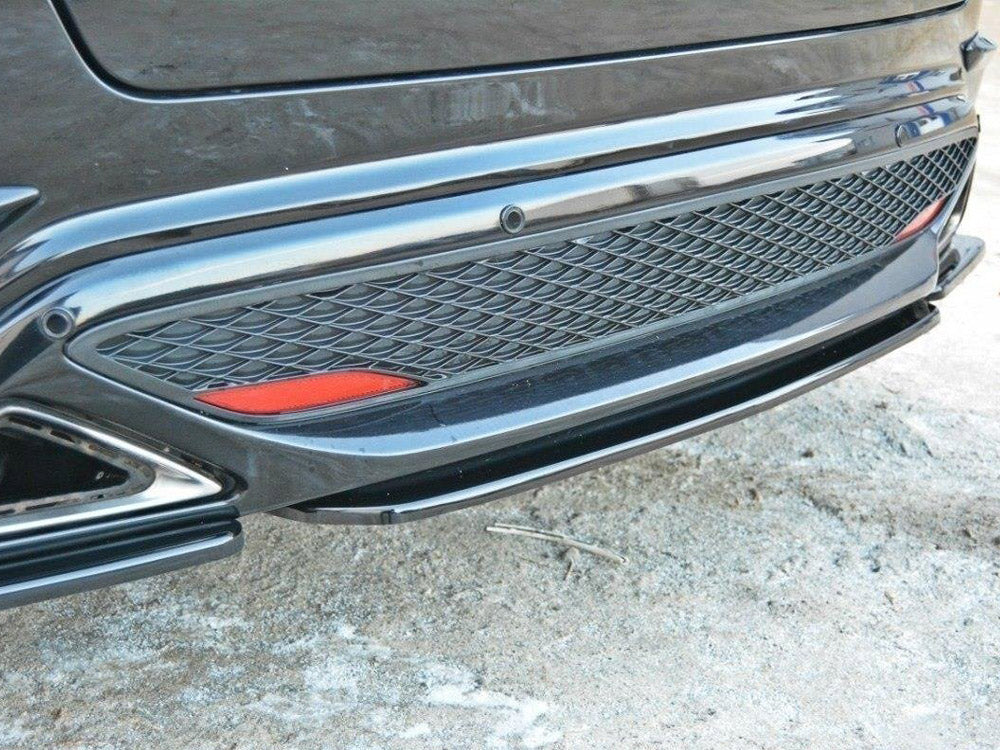 Maxton Design Central Rear Splitter Honda Civic VIII Type S/R (Without Vertical Bars) - Textured