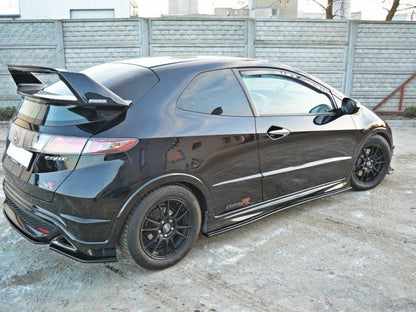 Maxton Design Side Skirts Diffusers Honda Civic VIII Type S/R - Carbon Look