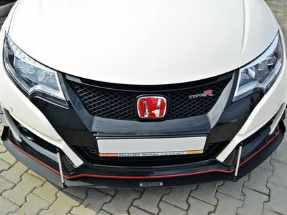 Maxton Design Front Racing Splitter V.2 Honda Civic IX Type R