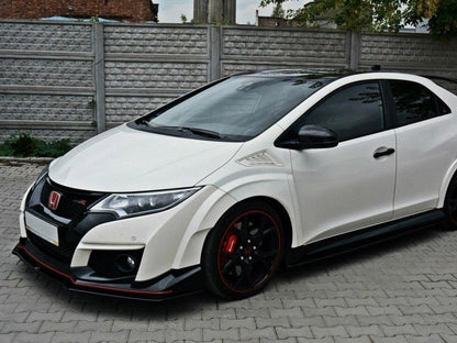 Maxton Design Front Splitter V.1 Honda Civic IX Type R