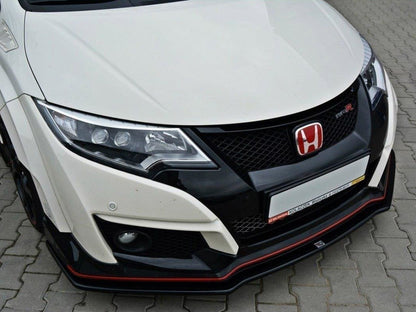 Maxton Design Front Splitter V.1 Honda Civic IX Type R