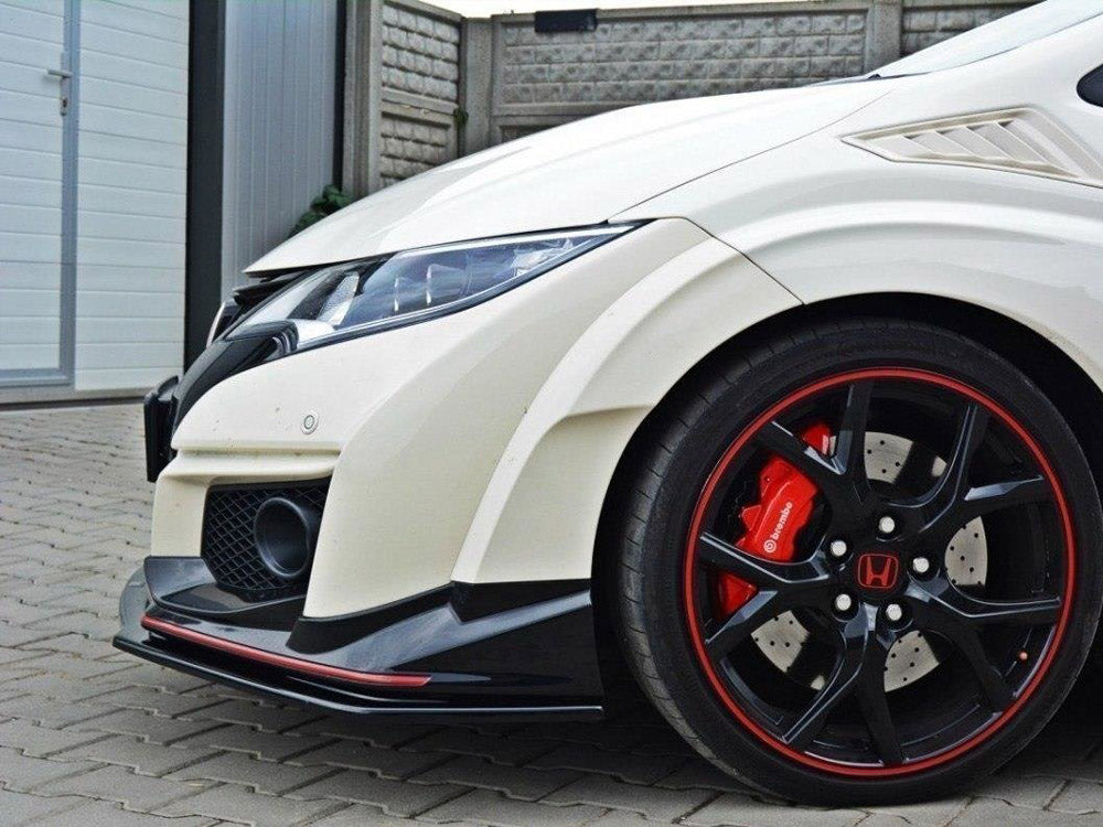 Maxton Design Front Splitter V.1 Honda Civic IX Type R