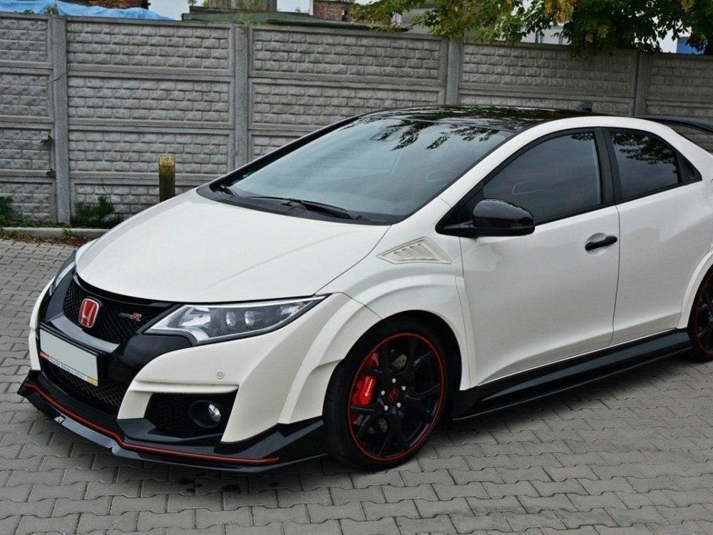 Maxton Design Front Splitter V.2 Honda Civic IX Type R