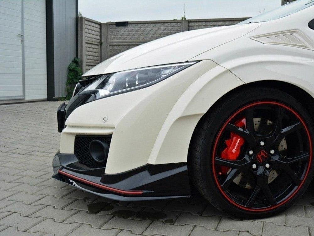 Maxton Design Front Splitter V.2 Honda Civic IX Type R