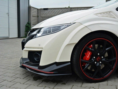 Maxton Design Front Splitter V.2 Honda Civic IX Type R