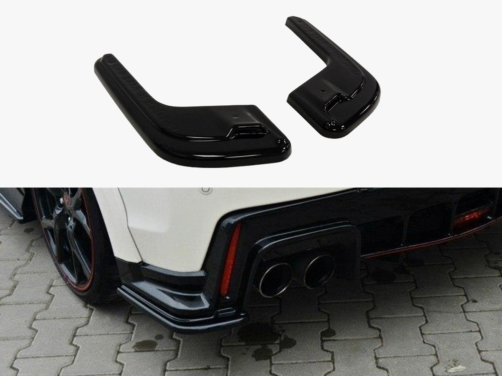 Maxton Design Rear Side Splitters Honda Civic IX Type R
