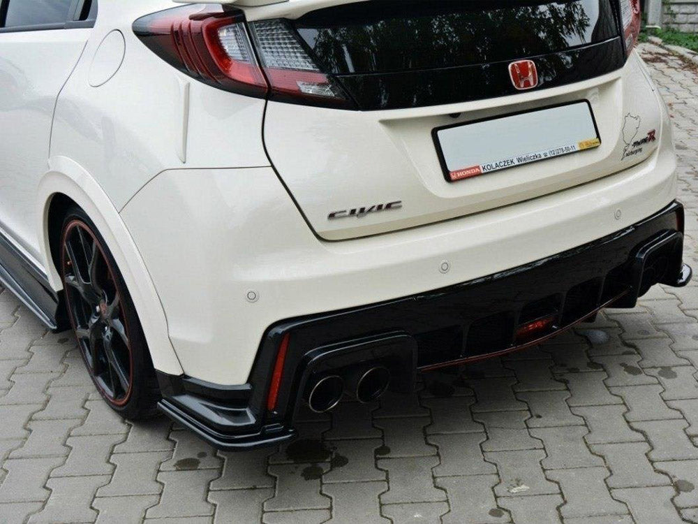 Maxton Design Rear Side Splitters Honda Civic IX Type R