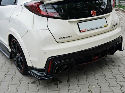 Maxton Design Rear Side Splitters Honda Civic IX Type R