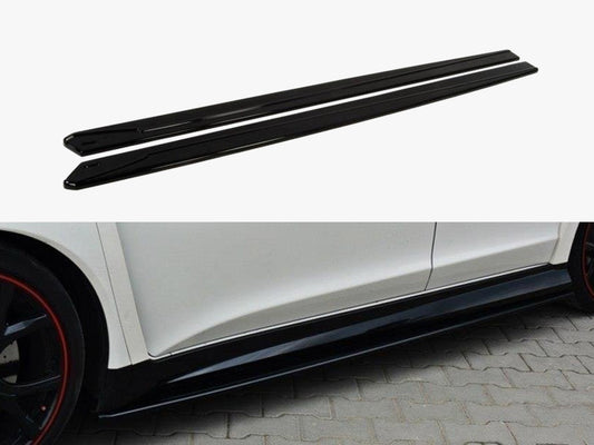 Maxton Design Side Skirts Diffusers Honda Civic IX Type R (2015-2017) - Textured