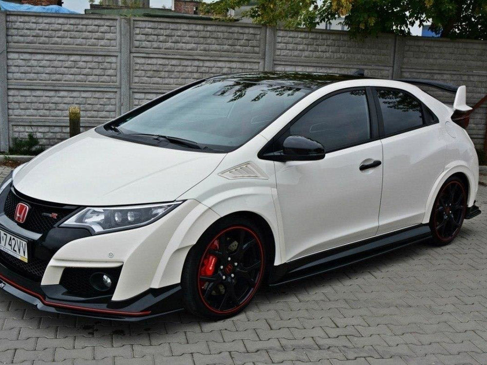 Maxton Design Side Skirts Diffusers Honda Civic IX Type R (2015-2017) - Textured