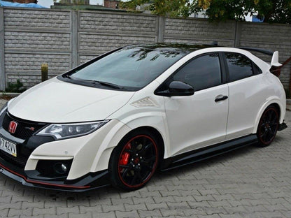 Maxton Design Side Skirts Diffusers Honda Civic IX Type R (2015-2017) - Textured