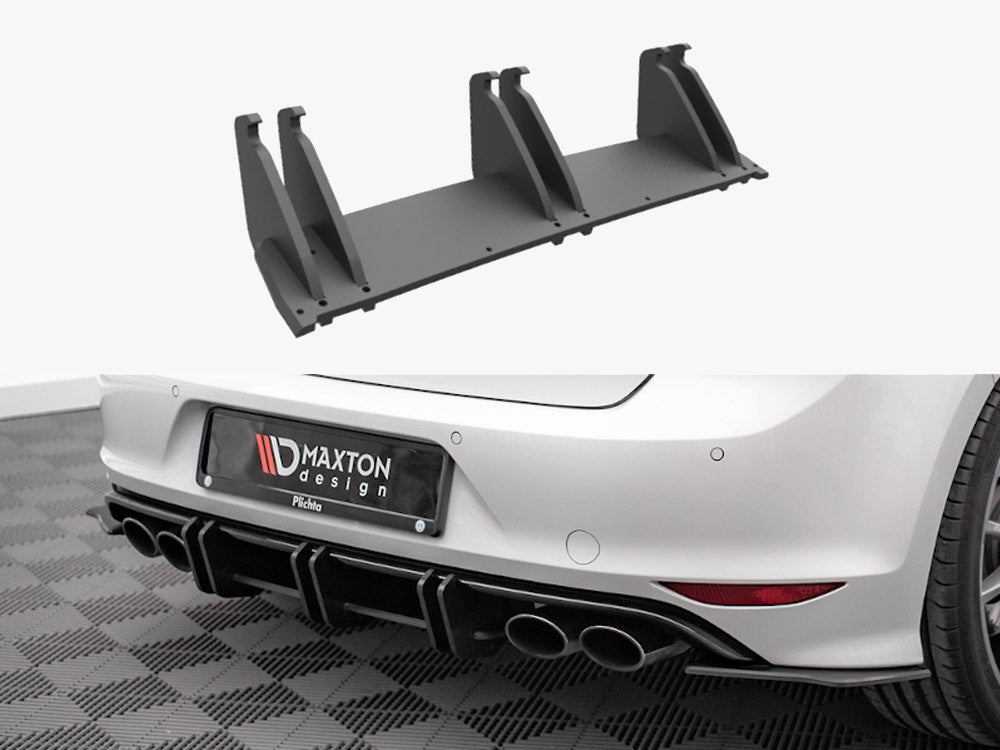 Maxton Design Street PRO Rear Diffuser VW Golf R MK7 (2013-2016)
