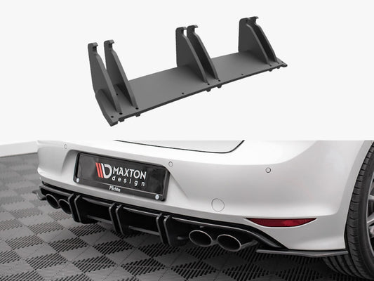 Maxton Design Street PRO Rear Diffuser VW Golf R MK7 (2013-2016)