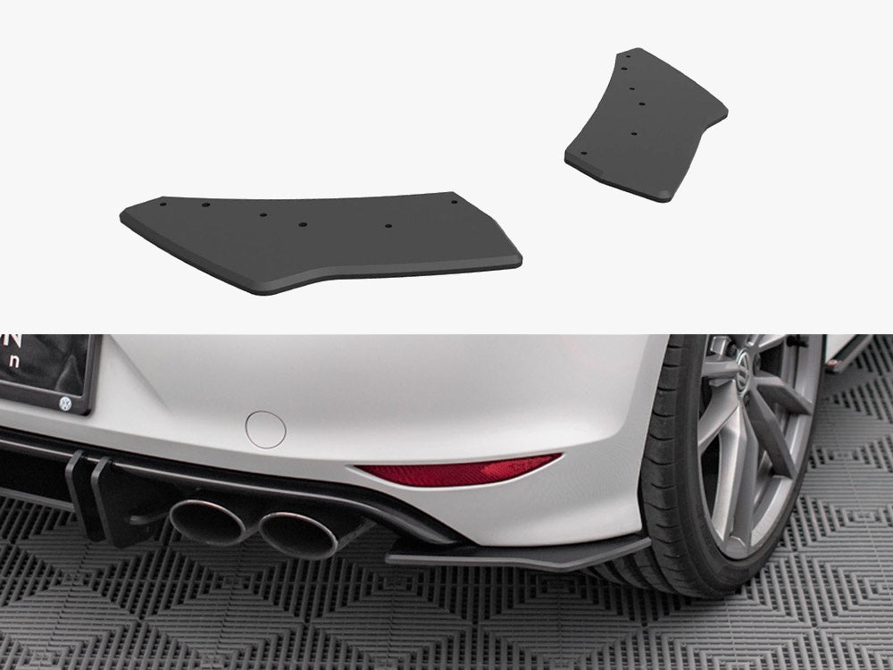 Maxton Design Street PRO Rear Side Splitters VW Golf R Mk7
