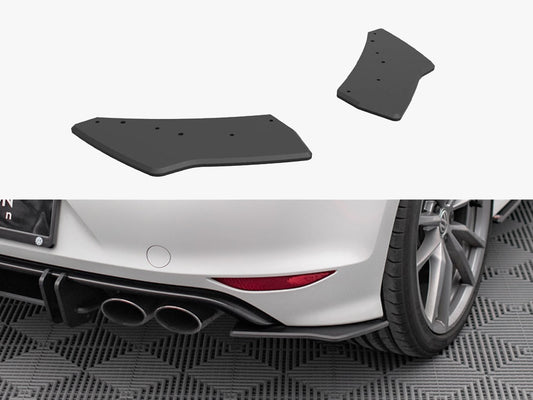 Maxton Design Street PRO Rear Side Splitters VW Golf R Mk7