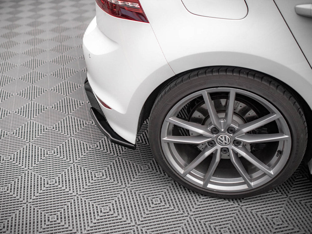 Maxton Design Rear Side Splitters V.4 VW Golf R Mk7