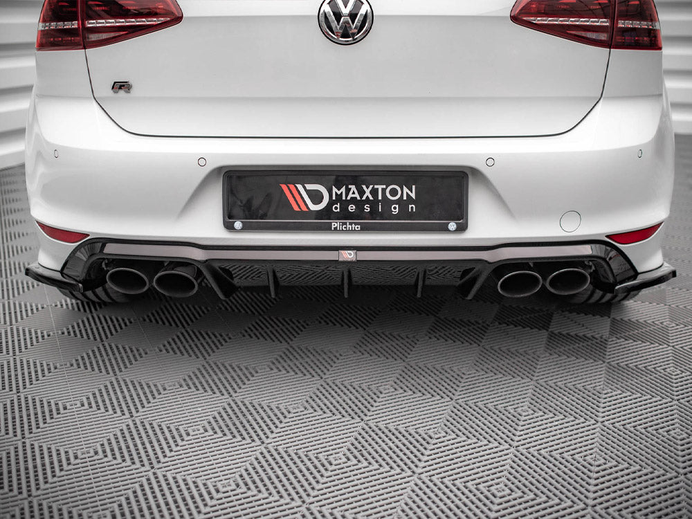 Maxton Design Rear Side Splitters V.4 VW Golf R Mk7