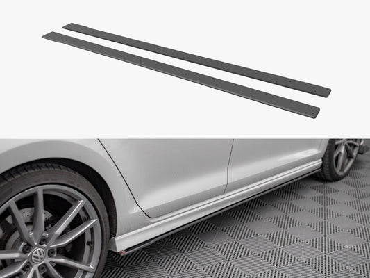 Maxton Design Street PRO Side Skirts Diffusers VW Golf R Mk7