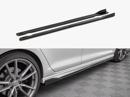 Maxton Design Side Skirts Diffusers V.2 VW Golf R / R-Line Mk7