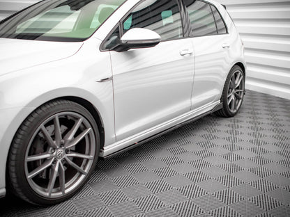 Maxton Design Side Skirts Diffusers V.2 VW Golf R / R-Line Mk7