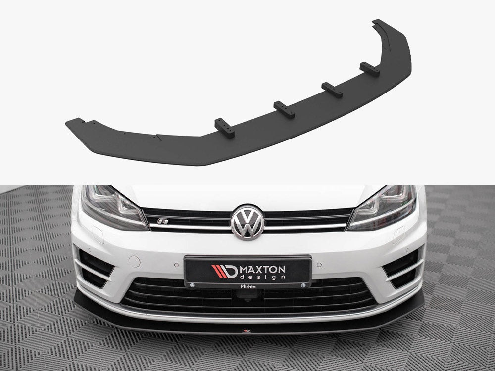 Maxton Design Street PRO Front Splitter V.2 VW Golf R Mk7