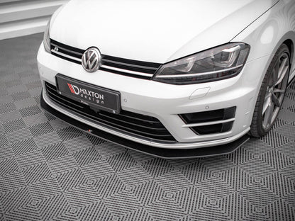 Maxton Design Street PRO Front Splitter V.2 VW Golf R Mk7