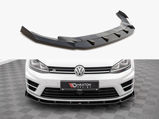 Maxton Design Front Splitter V.4 VW Golf R / R-Line Mk7