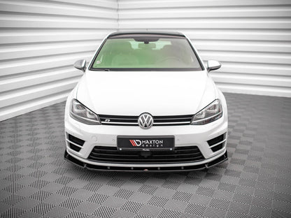Maxton Design Front Splitter V.4 VW Golf R / R-Line Mk7