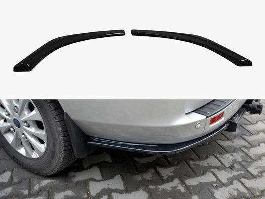 Maxton Design Rear Side Splitters Ford Transit Custom Mk1 Facelift