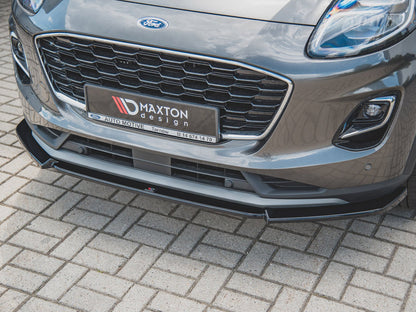 Maxton Design Front Splitter Ford Puma Mk1 - Textured