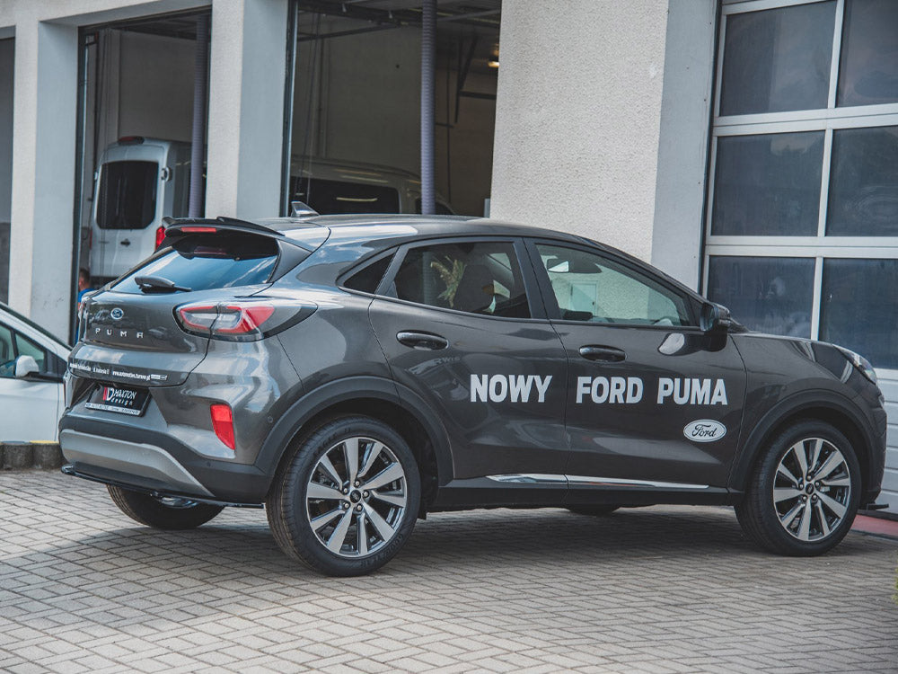 Maxton Design Central Rear Splitter Ford Puma Mk1 - Textured