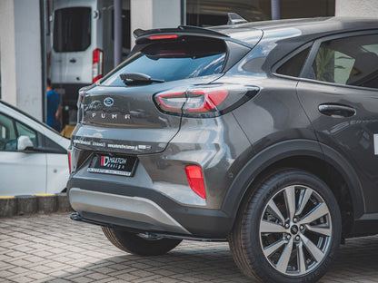 Maxton Design Central Rear Splitter Ford Puma Mk1 - Textured